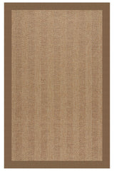 Islamorada-Herringbone Canvas Cocoa Area Rug