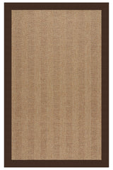 Islamorada-Herringbone Canvas Bay Brown Area Rug