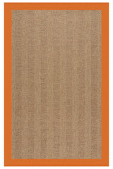 Islamorada-Herringbone Canvas Tangerine Area Rug