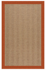 Islamorada-Herringbone Classic Persimmon Area Rug