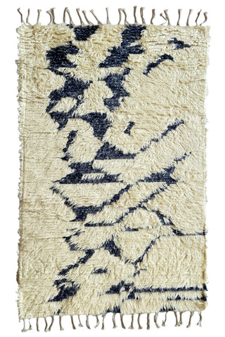 Nomad Ivory Navy Area Rug