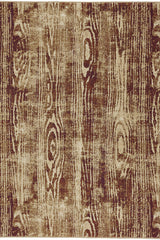 Woodgrain Gold Area Rug