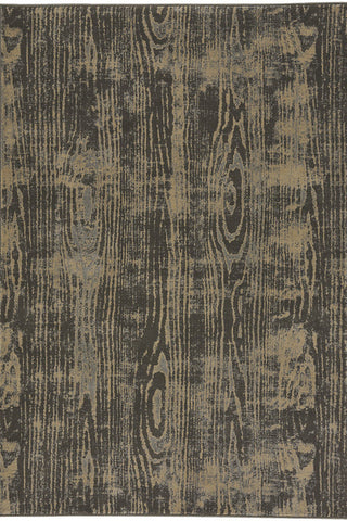 Woodgrain Charcoal Area Rug