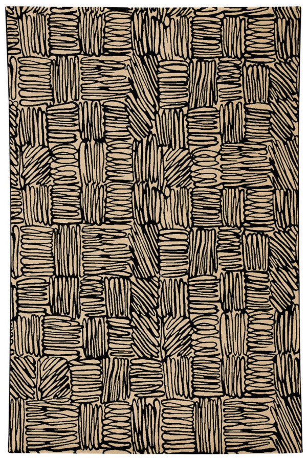 Doodles Raven Area Rug