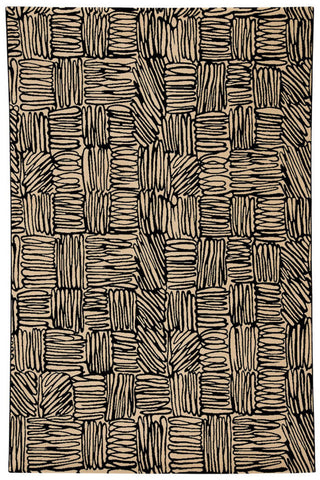 Doodles Raven Area Rug