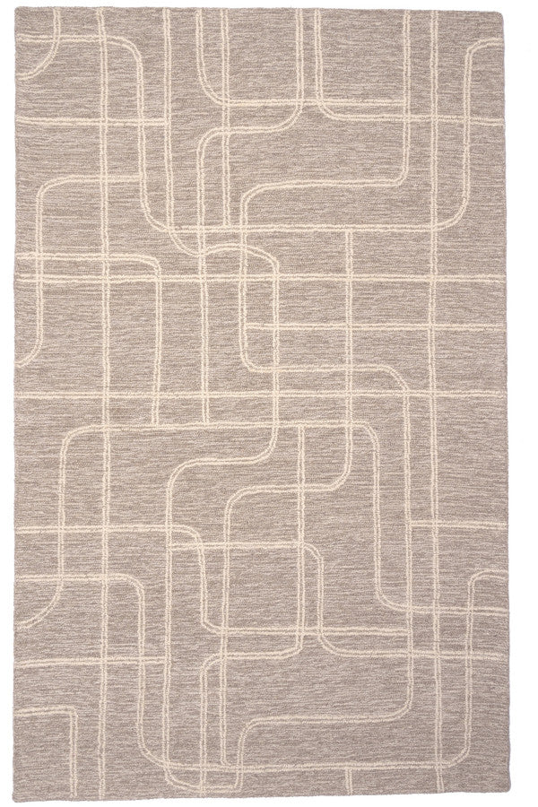 Lineas Graphite Area Rug