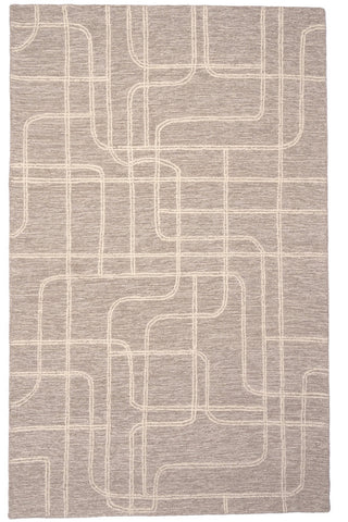 Lineas Graphite Area Rug