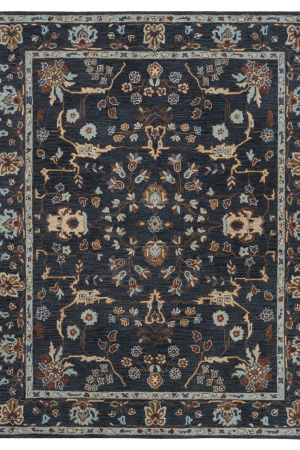 Azari-Isfahan Dark Sapphire Area Rug
