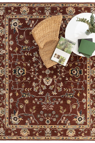 Azari-Isfahan Copper Area Rug