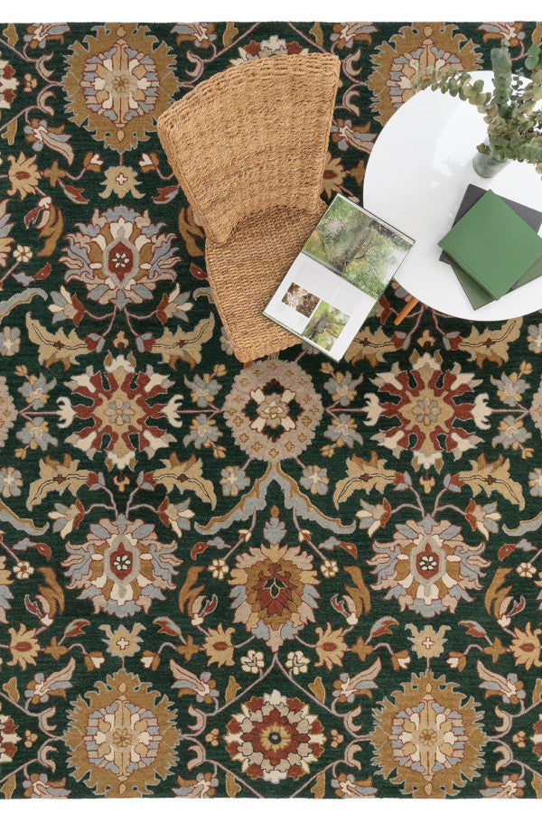 Azari-Keshan Evergreen Area Rug