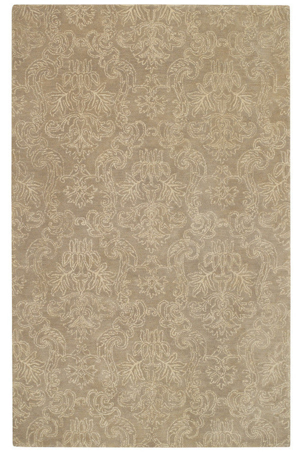 Gotham Damask Twine Area Rug