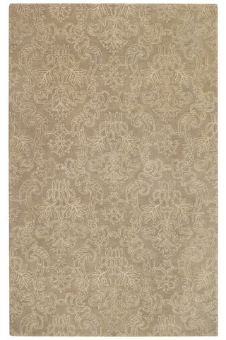 Gotham Damask Twine Area Rug