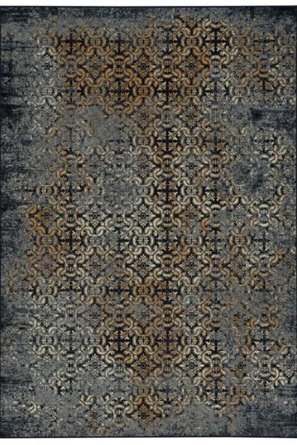 Metropolis-Del Mar Navy Area Rug