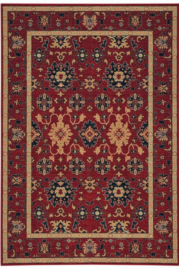 Metropolis-Ushak Classic Red Area Rug