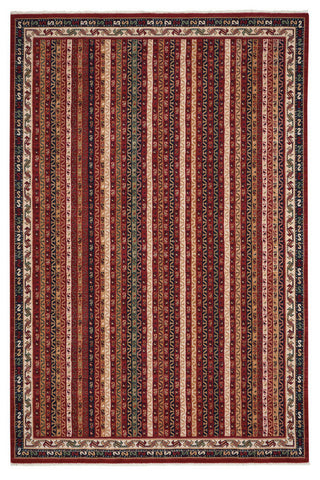 Tribute-Bazaar Deep Red Area Rug