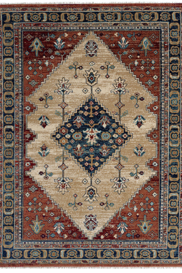 Jules-Serapi Rust Area Rug