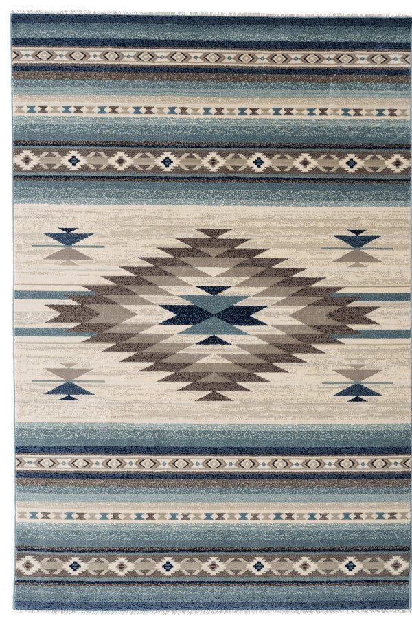 Jules-Navajo Silver Area Rug