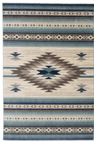 Jules-Navajo Silver Area Rug