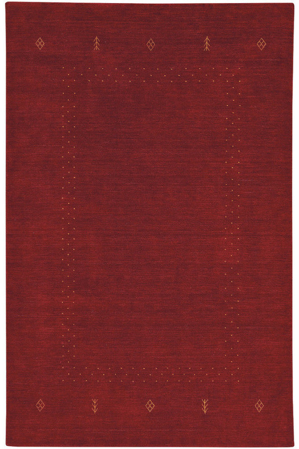 Simply Gabbeh Red Clay Area Rug