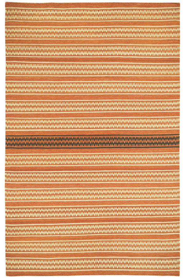 Dokka Stripe Saffron Kettle Area Rug