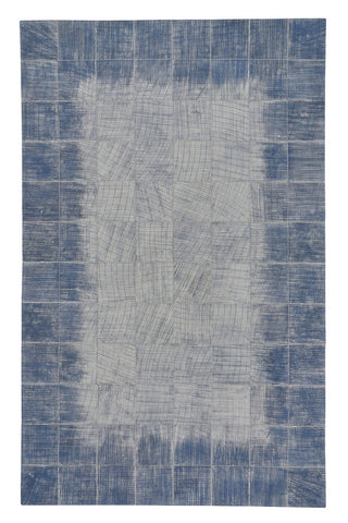 Laramie-Brushed Blocks Sky Area Rug