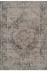 Zenith-Heriz Smoke Area Rug