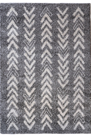 Arrows Gray Area Rug