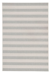 Finesse-Stripe Silver Area Rug
