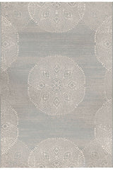 Finesse-Mandala Silver Area Rug