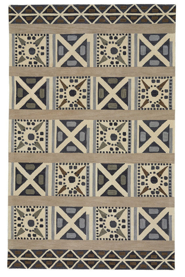 Clayton Greige Area Rug