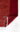 Red Wool area rug 2'6" X 8 - overhead flat lay view