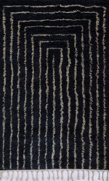 Navy Handwoven Area Rug, Neo NEM-4 8' X 10'
