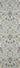 Blue Floral area rug 3'9" X 5 - detail shot showing pile and weave