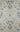 Blue Floral area rug 3'9" X 5 - styled in a living room