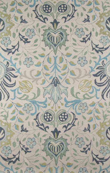 Blue Newport Hand - Tufted Area Rug by Momeni, 3'9" X 5'9"