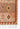 Red Geometric area rug 9' X 12' - close-up of pattern and texture