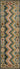 Multi Bohemian area rug 2'3" X 8 - detail shot showing pile and weave
