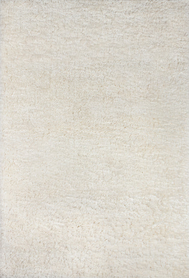 Novogratz White Nola Shag Area Rug in 5'3" X 7' - NS-01