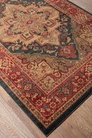 Navy Traditional Area Rug