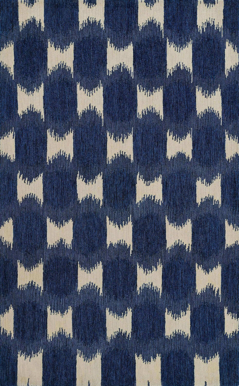 Navy Transitional Area Rug