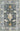 Blue area rug 2' X 3' - styled in a living room