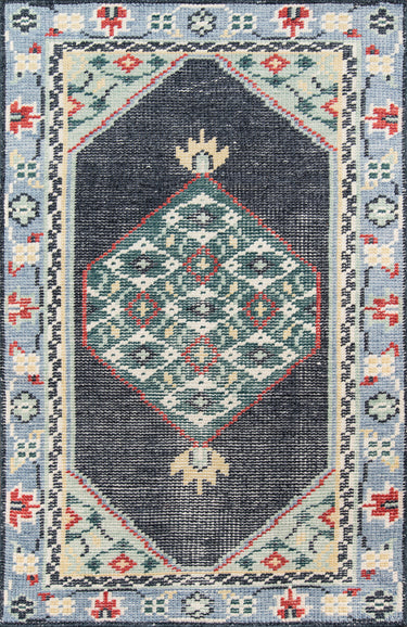 Multi Hand Knotted Area Rug, Ophelia OPH-4 5' X 8'