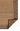 Brown Contemporary area rug 5' X 8' - overhead flat lay view