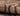 Brown Contemporary area rug 5' X 8' - styled in a bedroom