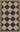 Black area rug 10' X 14' - styled in a living room