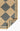 Wool area rug 2' X 3' - overhead flat lay view