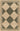 Green Diamond area rug 2' X 3' - styled in a living room