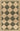 Green Contemporary area rug 2'3" X 8 - styled in a living room