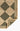 Green Diamond area rug 3'6" X 5 - overhead flat lay view