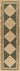 Green Diamond area rug 3'6" X 5 - detail shot showing pile and weave